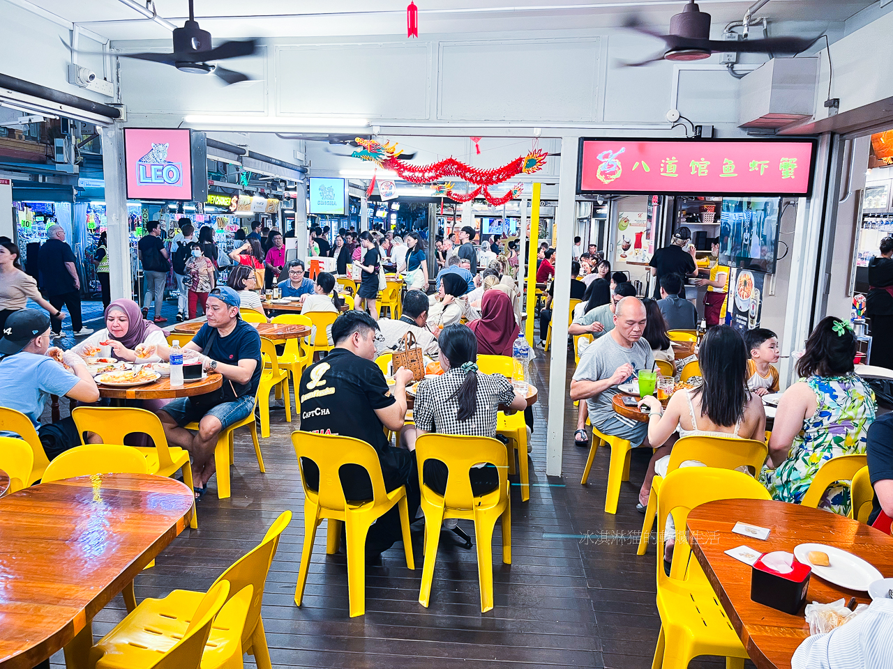 新加坡美食｜牛車水八道館魚蝦蟹，推薦辣椒螃蟹麥片蝦必點(菜單價錢) chinatown seafood restaurant @冰淇淋猫的軟爛生活