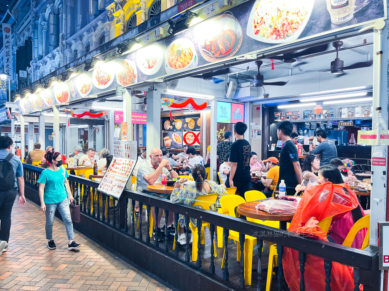 新加坡美食｜牛車水八道館魚蝦蟹，推薦辣椒螃蟹麥片蝦必點(菜單)(有影片) chinatown seafood restaurant @冰淇淋猫的軟爛生活
