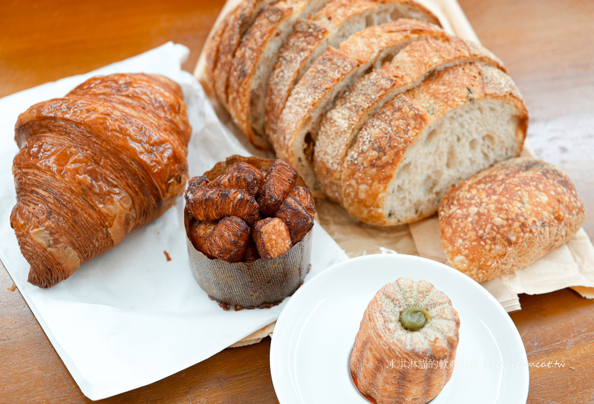 Purebread Bakery｜國父紀念館站附近麵包甜點店，不少網友將它封為台北前三的歐式麵包店 @冰淇淋貓的軟爛生活