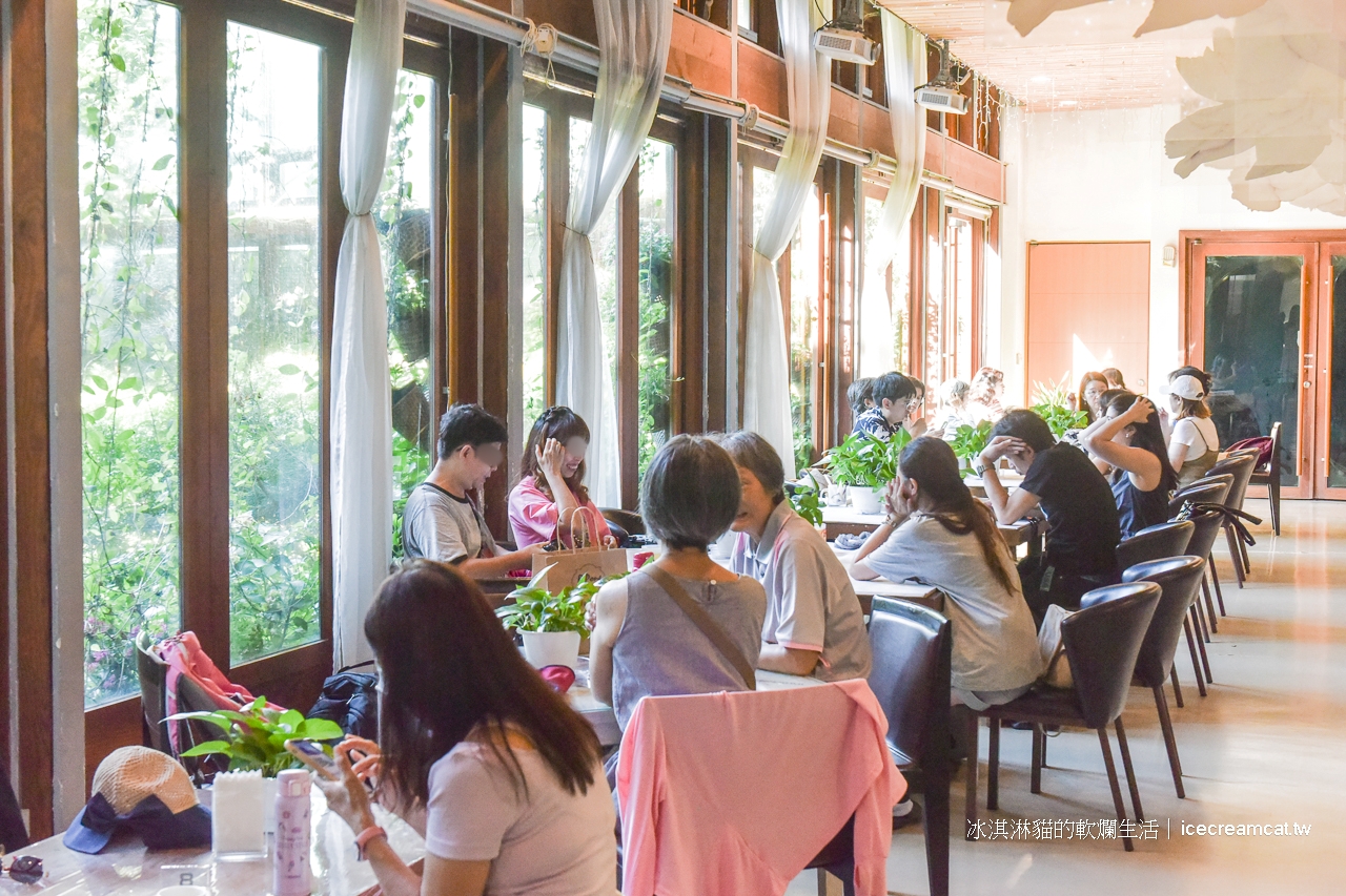 圓山美食景點｜天使生活館花博新生園區莫內花園般的咖啡廳！賞花喝茶只要150元 @冰淇淋貓的軟爛生活