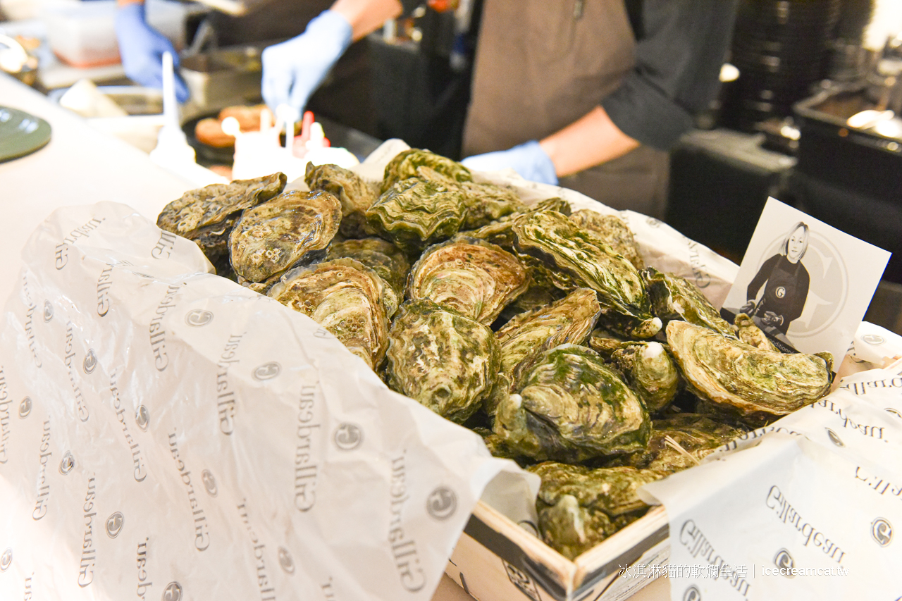 忠孝復興站 | She’ll Oyster bar 敘台北東區生蠔吧約會續攤好去處！必點日本生蠔塔與法國空運吉拉朵生蠔 @冰淇淋貓的軟爛生活