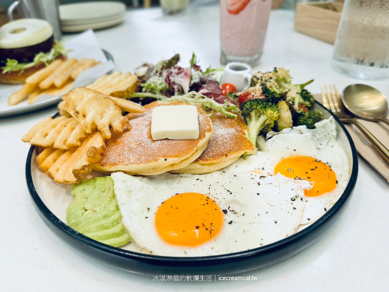 天母美食｜PRESERV蔬食餐廳台北早午餐義大利麵推薦(菜單)(素食餐廳) @冰淇淋貓的軟爛生活