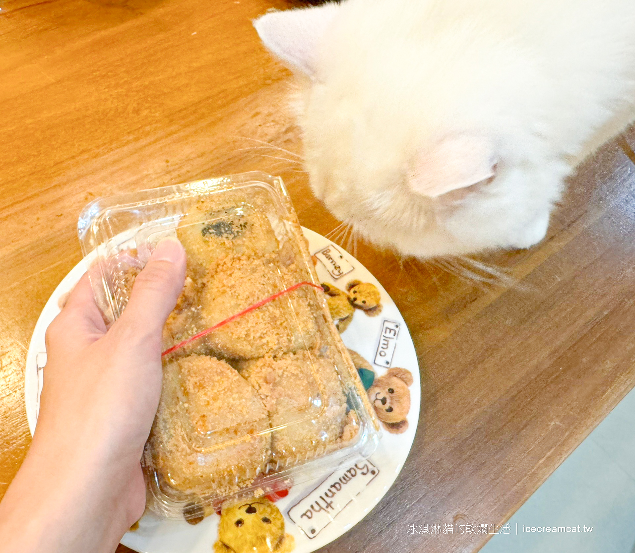 行天宮站美食｜不老客家傳統麻糬松江路上排隊手工麻糬，行天宮附近美食甜點 @冰淇淋貓的軟爛生活