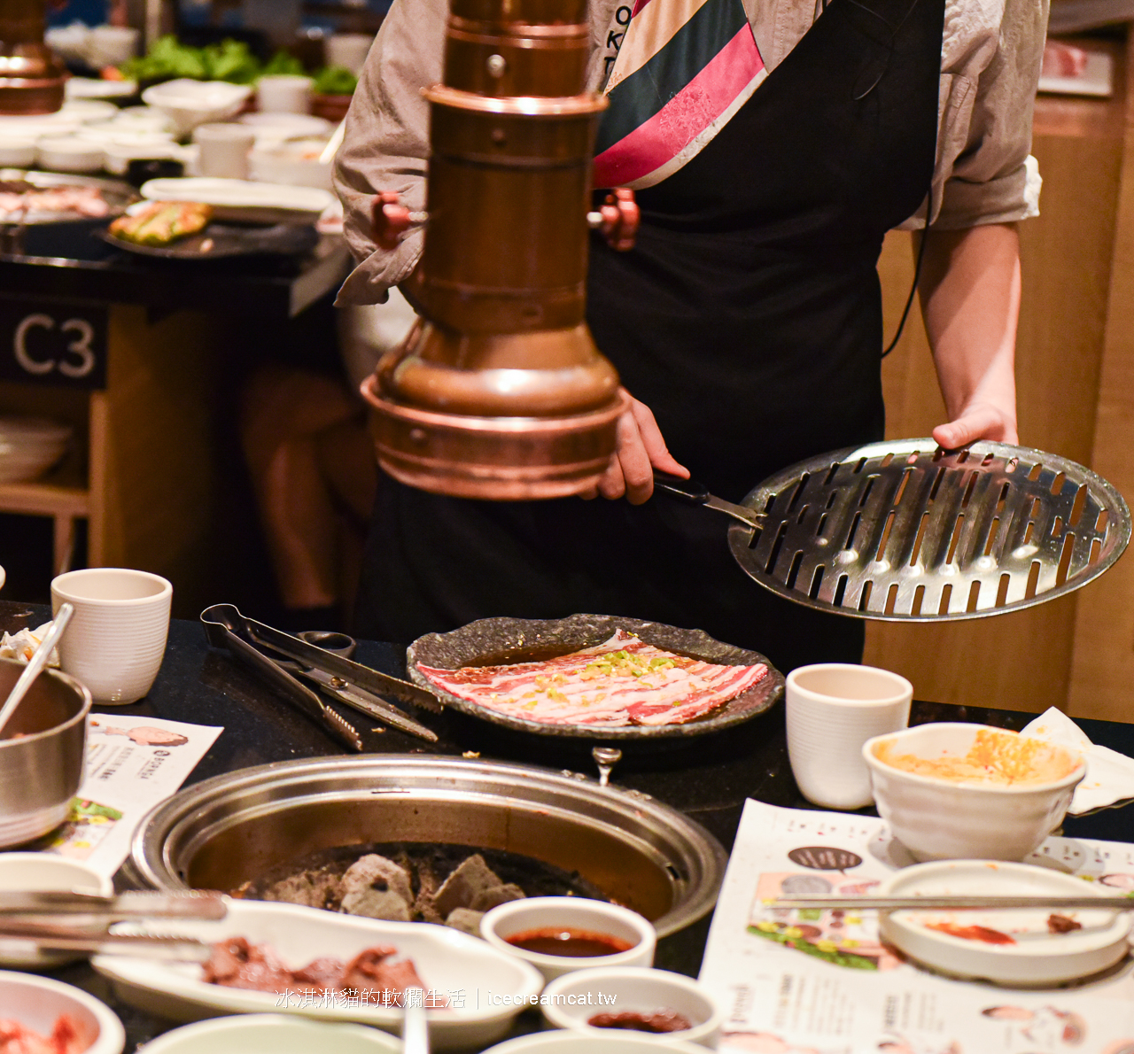 黑白大廚白種元開的本家韓式燒肉餐廳敦南店評價/訂位/菜單BORNGA台北韓式料理 @冰淇淋貓的軟爛生活