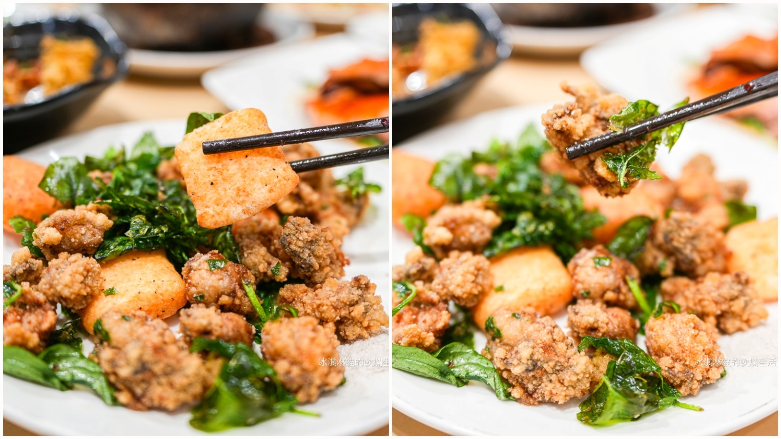 北投美食｜喬園海鮮餐廳平價的熱炒，台北台菜推薦(菜單) 用餐有免費停車場 @冰淇淋貓的軟爛生活