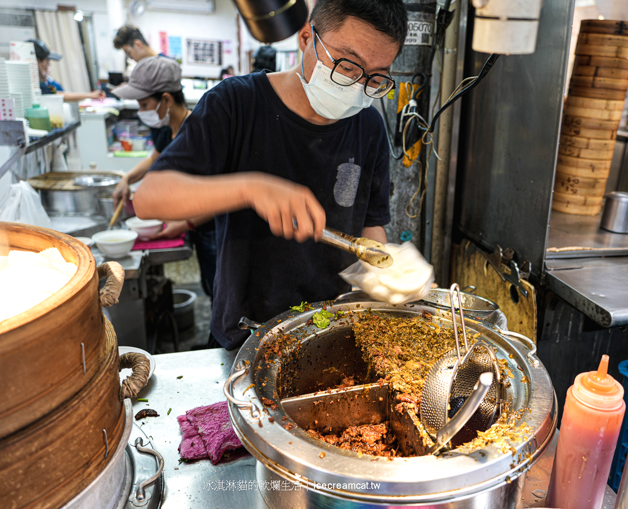 公館美食｜藍家割包台大夜市小吃米其林必比登推薦羅斯福路美食(菜單) @冰淇淋貓的軟爛生活