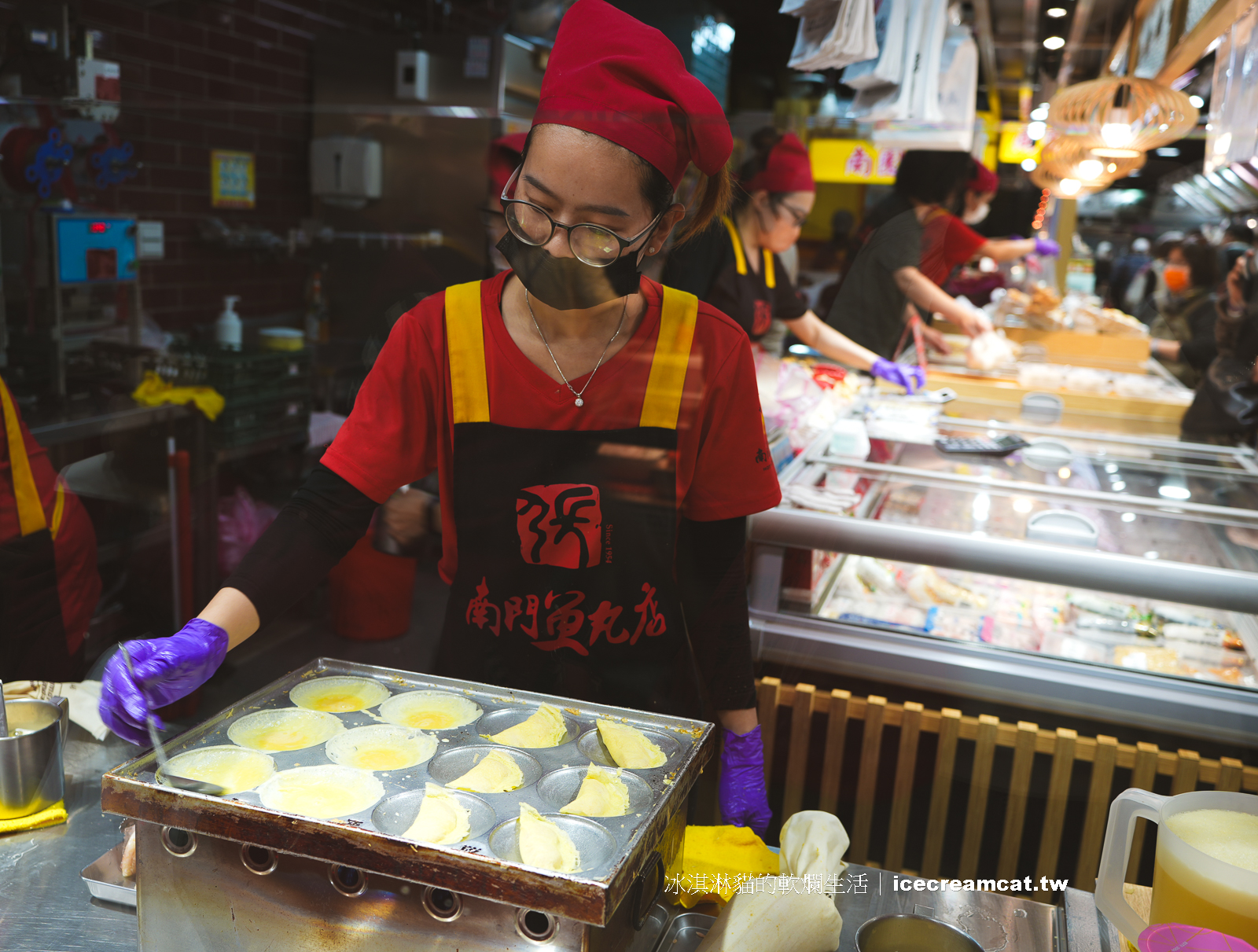 南門市場美食｜盧記魚丸店與南門魚丸店的手工蛋餃哪個好吃呢？ @冰淇淋貓的軟爛生活