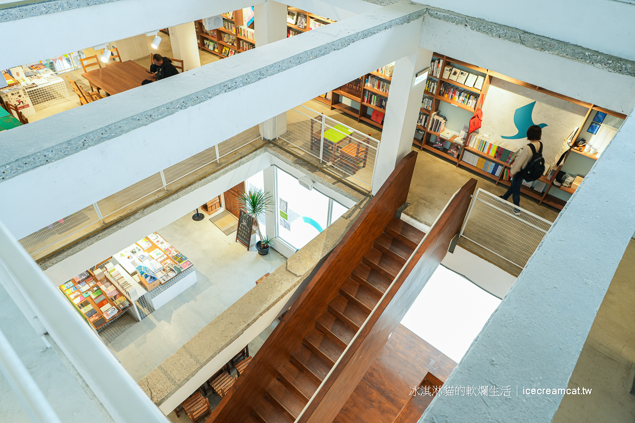 基隆景點｜太平青鳥書店山城望海書店店內有京盛宇可以喝茶，基隆美景盡收眼底 @冰淇淋貓的軟爛生活