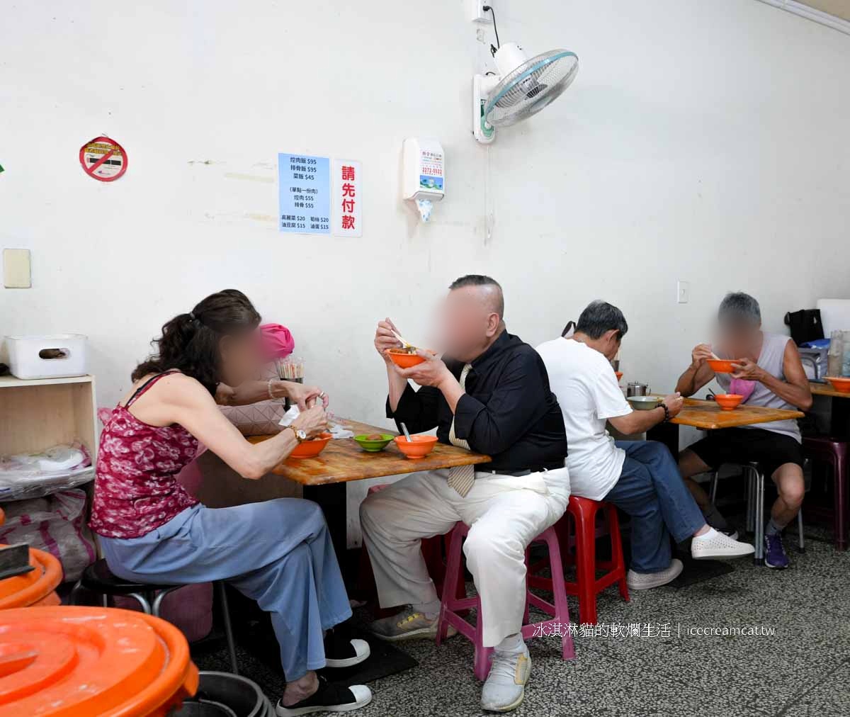 【府中美食】蔡家排骨福德菜市場便當老店，菜單必點控肉飯滷得超入味 @冰淇淋貓的軟爛生活
