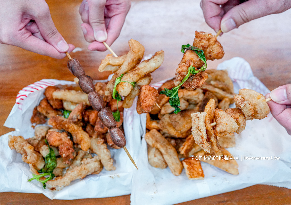 【北投石牌美食】雞媽媽鹽酥雞老店炸物，炸油乾淨、宵夜首選！(菜單價錢) @冰淇淋貓的軟爛生活