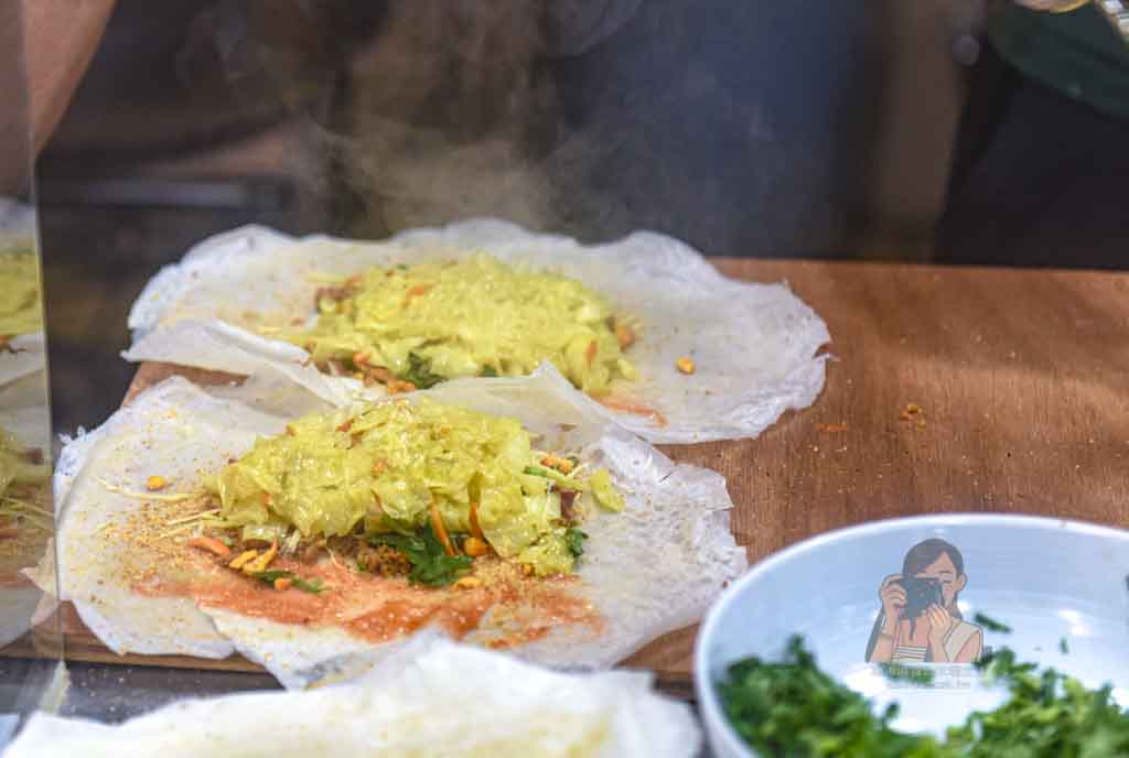 台北迪化街潤餅推薦｜林良號潤餅在永樂市場的排隊美食(有影片)大稻埕必吃美食 @冰淇淋貓的軟爛生活