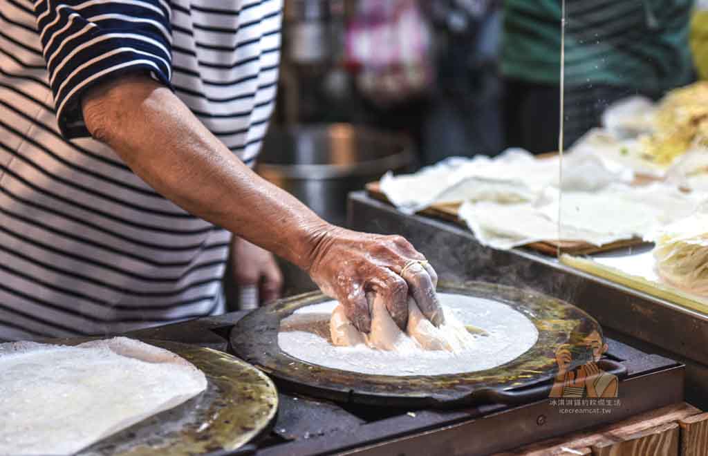台北迪化街潤餅推薦｜林良號潤餅在永樂市場的排隊美食(有影片)大稻埕必吃美食 @冰淇淋貓的軟爛生活