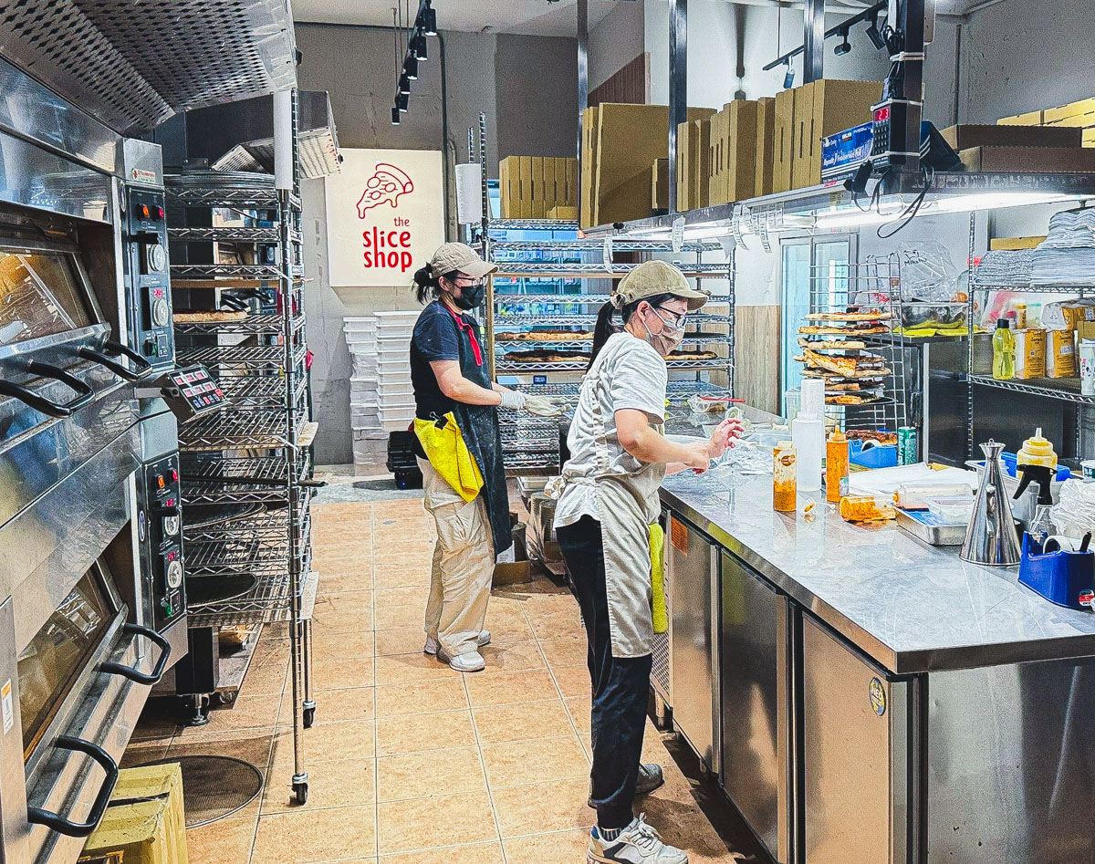 The Slice Shop 天母店｜士林芝山酸種薄餅披薩太驚豔！必吃清單公開，一店位於大安區 @冰淇淋貓的軟爛生活