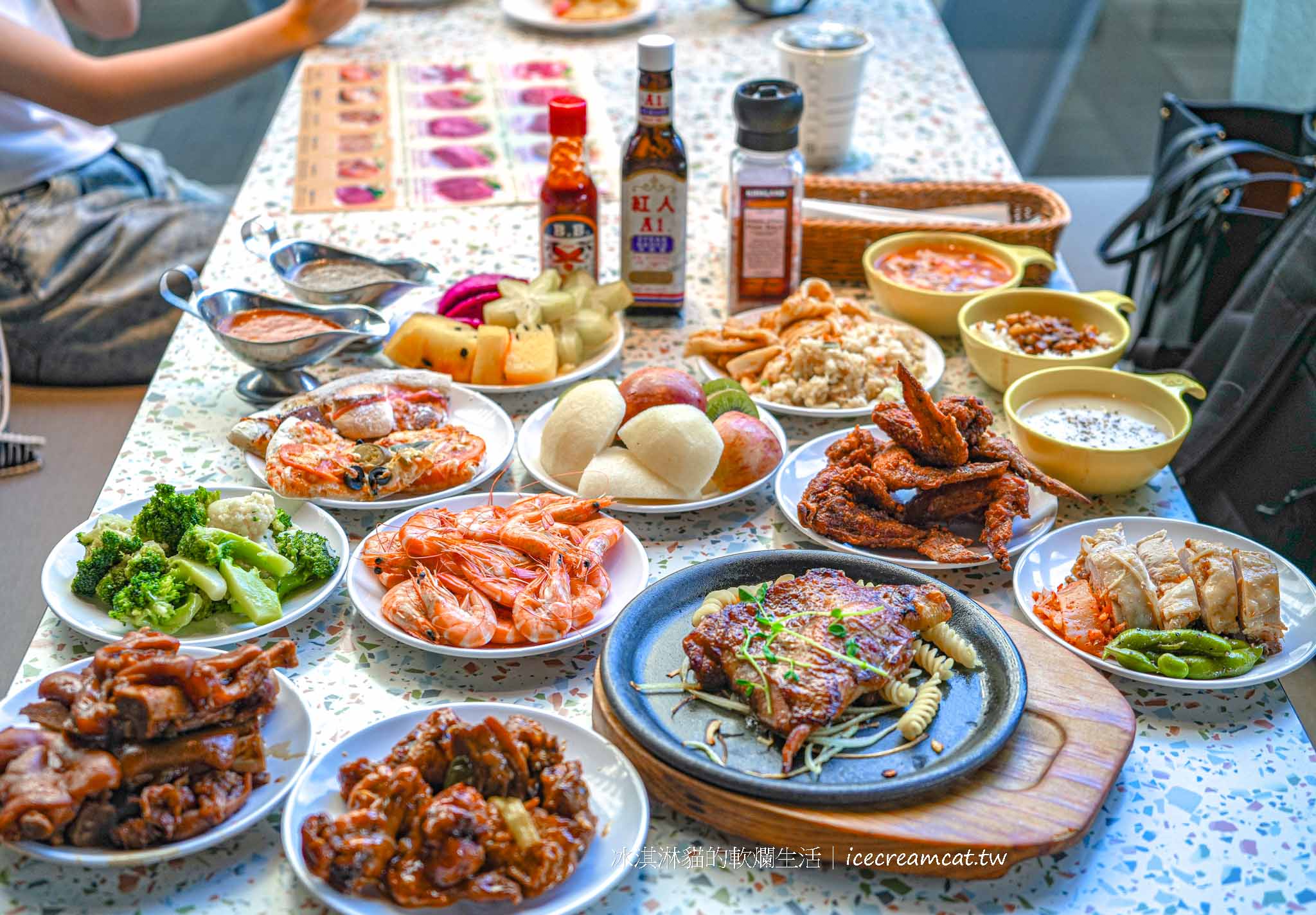 【新北美食】我家牛排板橋遠科店｜自助吧菜單、排餐評價、線上訂位 @冰淇淋貓的軟爛生活
