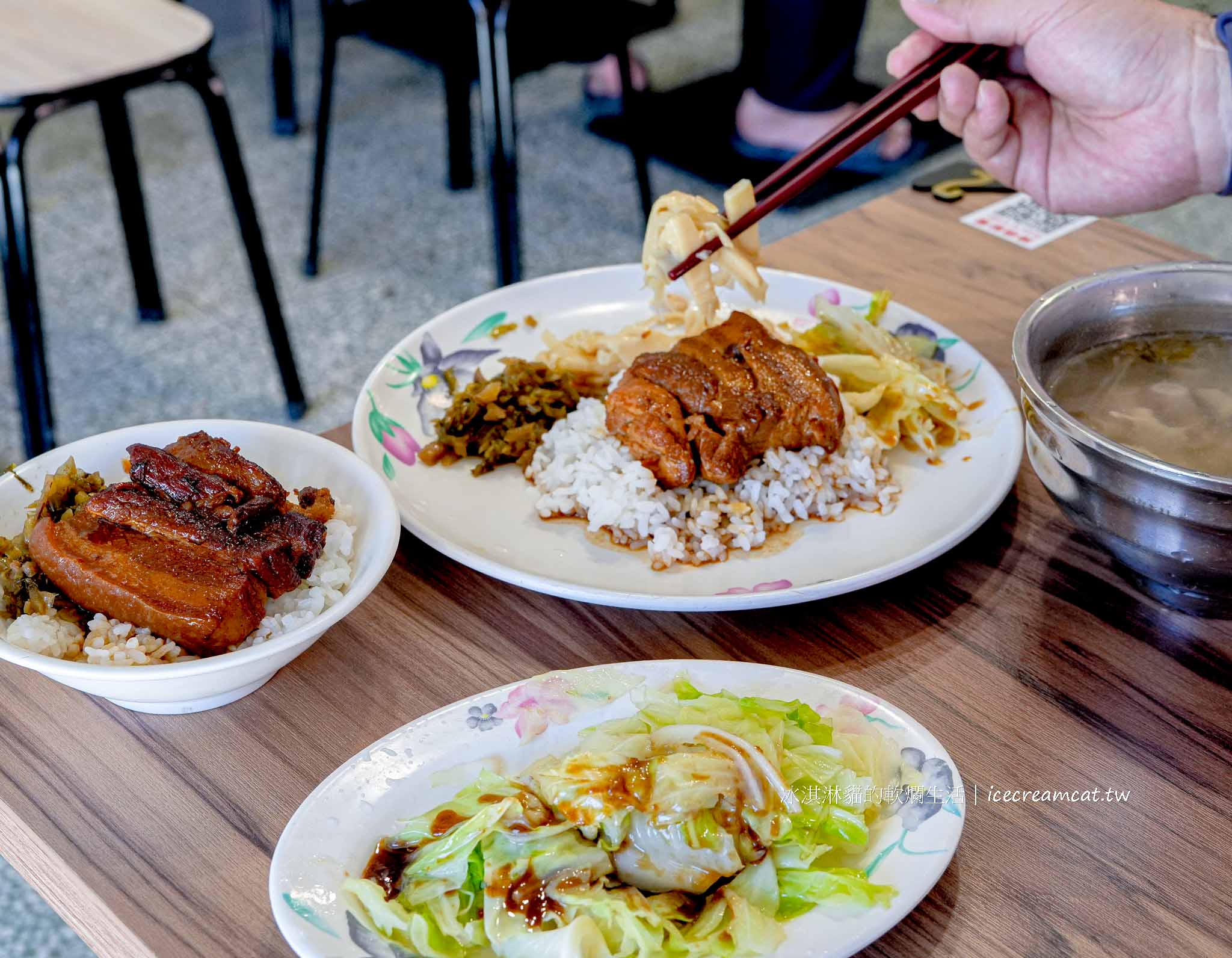 大同區美食｜梅滿美食 搬家新址！2025菜單必吃焢肉飯，圓山站大龍峒小吃 @冰淇淋貓的軟爛生活