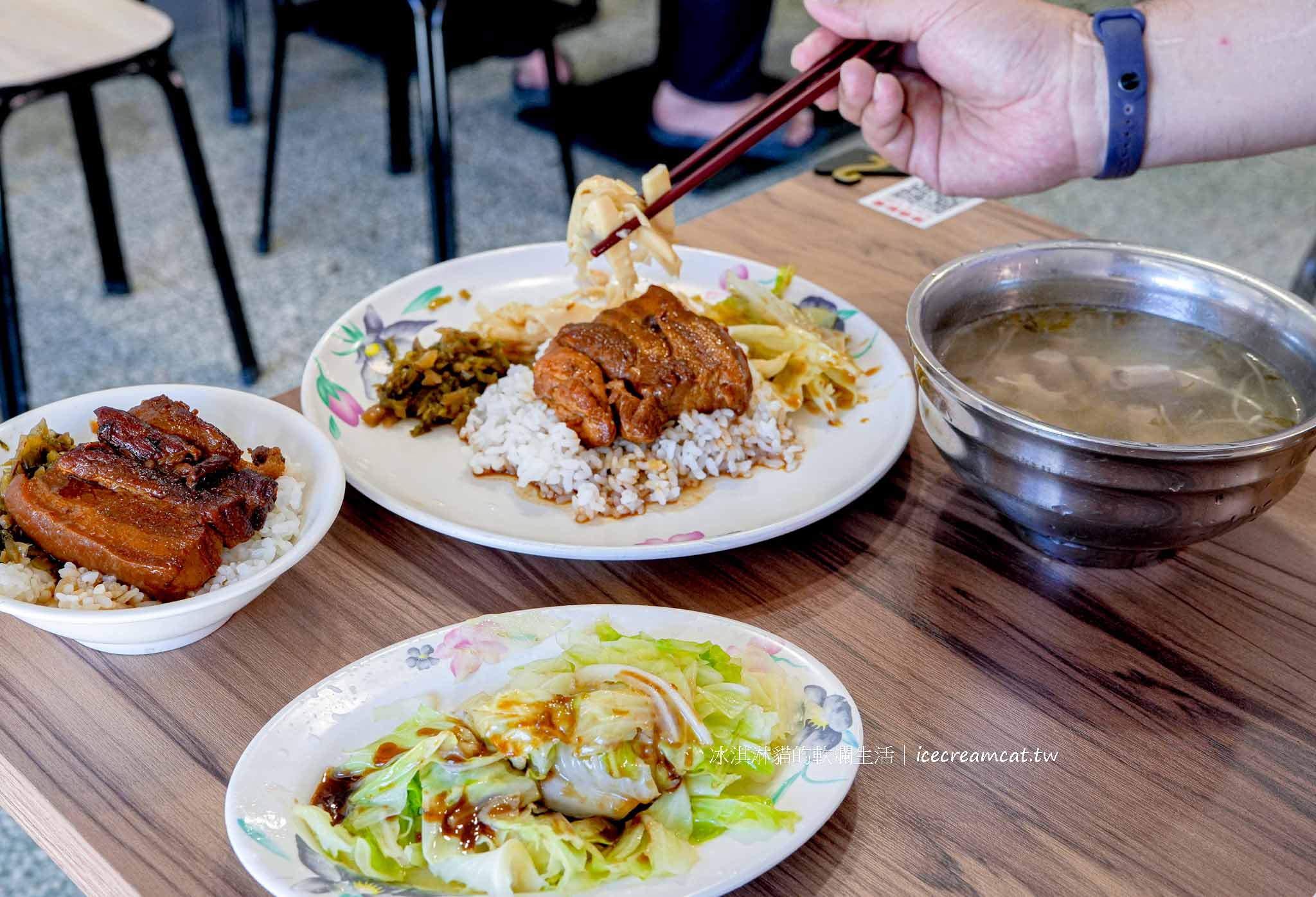 大同區美食｜梅滿美食 搬家新址！2025菜單必吃焢肉飯，圓山站大龍峒小吃 @冰淇淋貓的軟爛生活