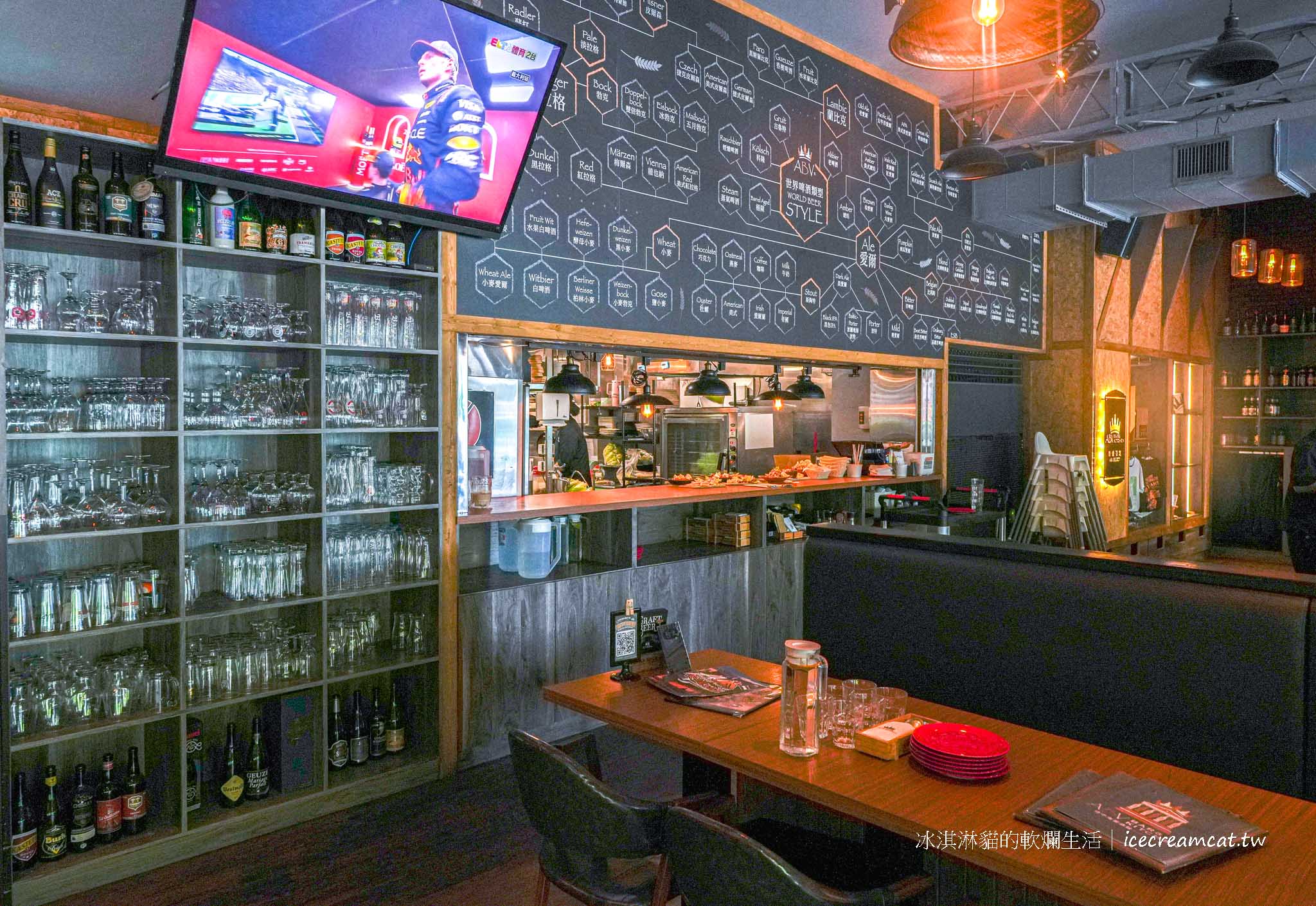 台中美食推薦｜ABV地中海餐酒館 700款世界精釀啤酒餐廳與入門指南，聚餐好去處 @冰淇淋貓的軟爛生活