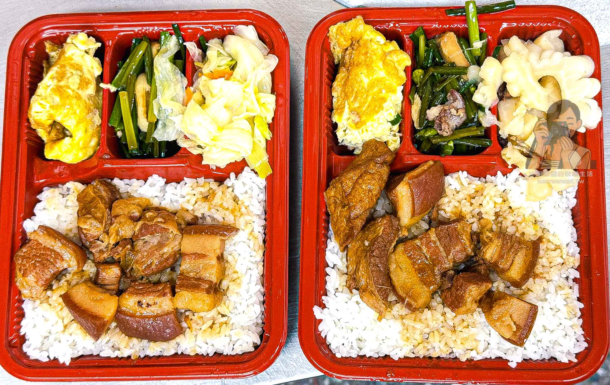 石牌【滷三塊】台南五花肉飯｜營業到宵夜時間都在排隊，菜單必點土魠魚便當 @冰淇淋貓的軟爛生活