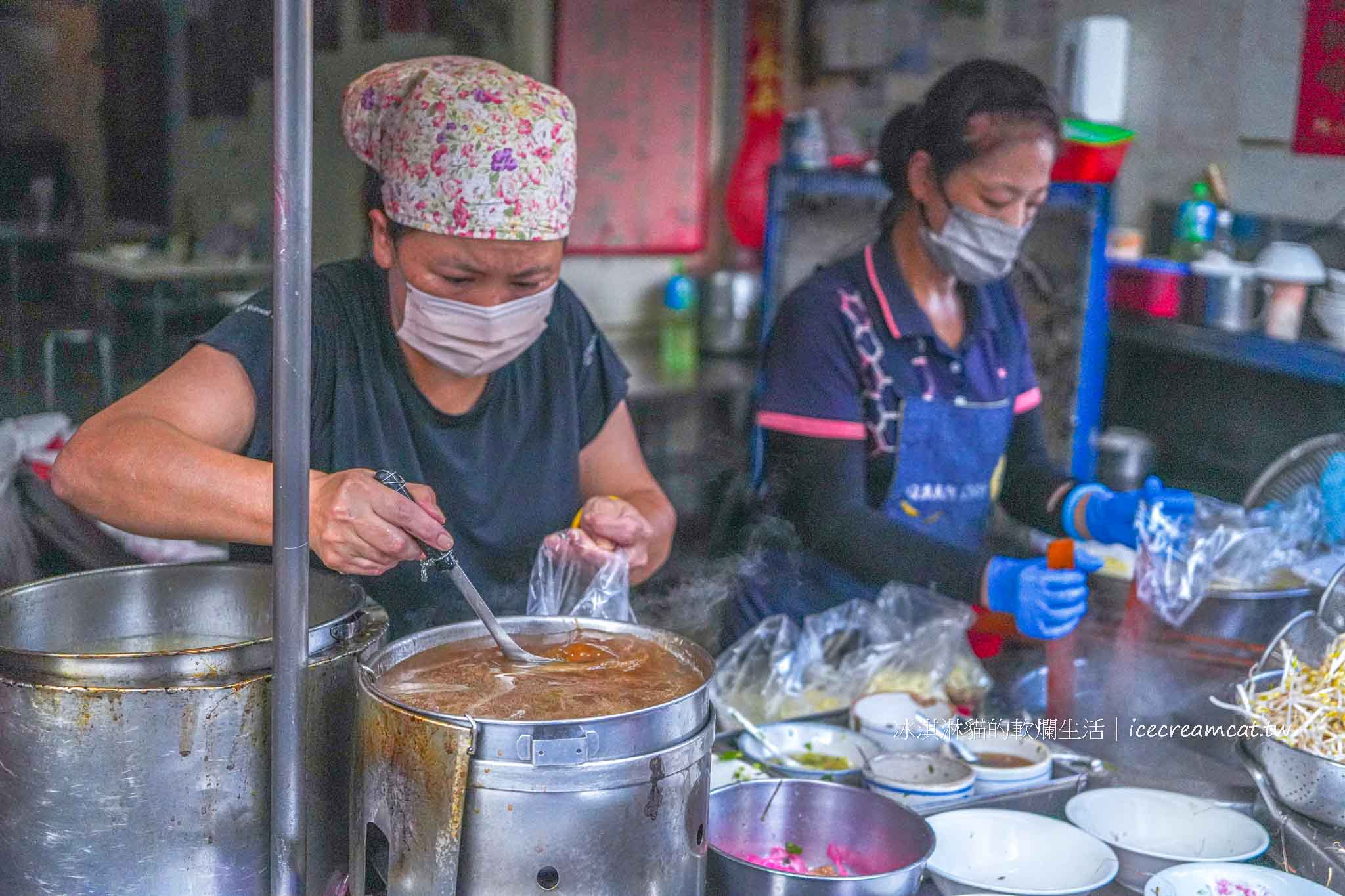 【彰化鹿港美食】林明堂素食麵｜在地人大推豆包捲的素食麵攤，開業40年仍天天排隊！ @冰淇淋貓的軟爛生活