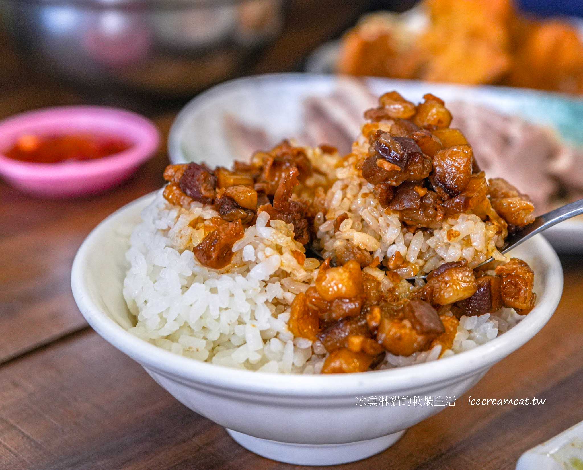 【北投石牌美食】313鵝肉擔菜單必點滷肉飯、鵝腸，石牌明德捷運站排隊小吃 @冰淇淋貓的軟爛生活