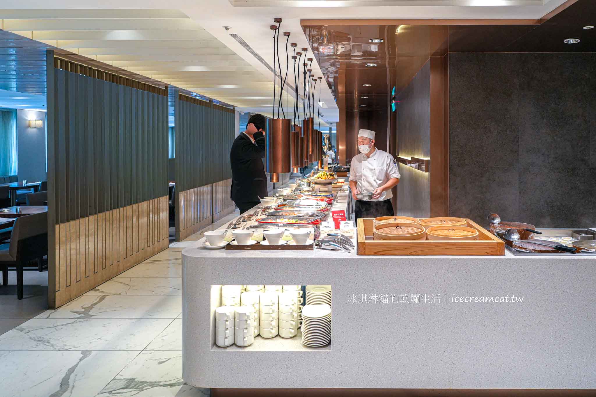 【台北老爺酒店自助餐】Le Café 吃到飽｜中山站自助餐推薦、窗景綠意超放鬆 @冰淇淋貓的軟爛生活