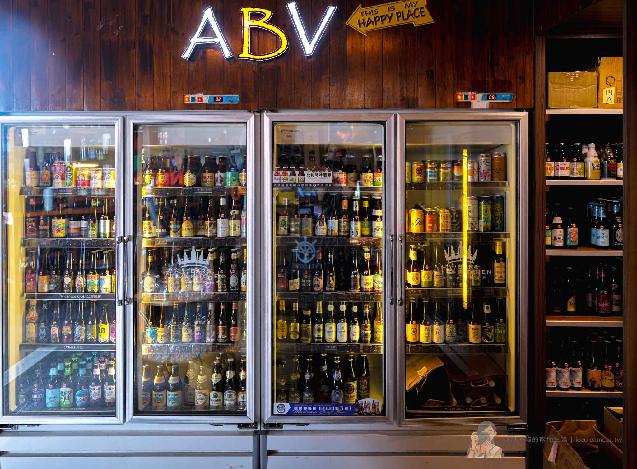 板橋府中【ABV閣樓餐酒館】高樓夜景餐廳推薦，精釀啤酒有特色，近新北耶誕城 @冰淇淋貓的軟爛生活