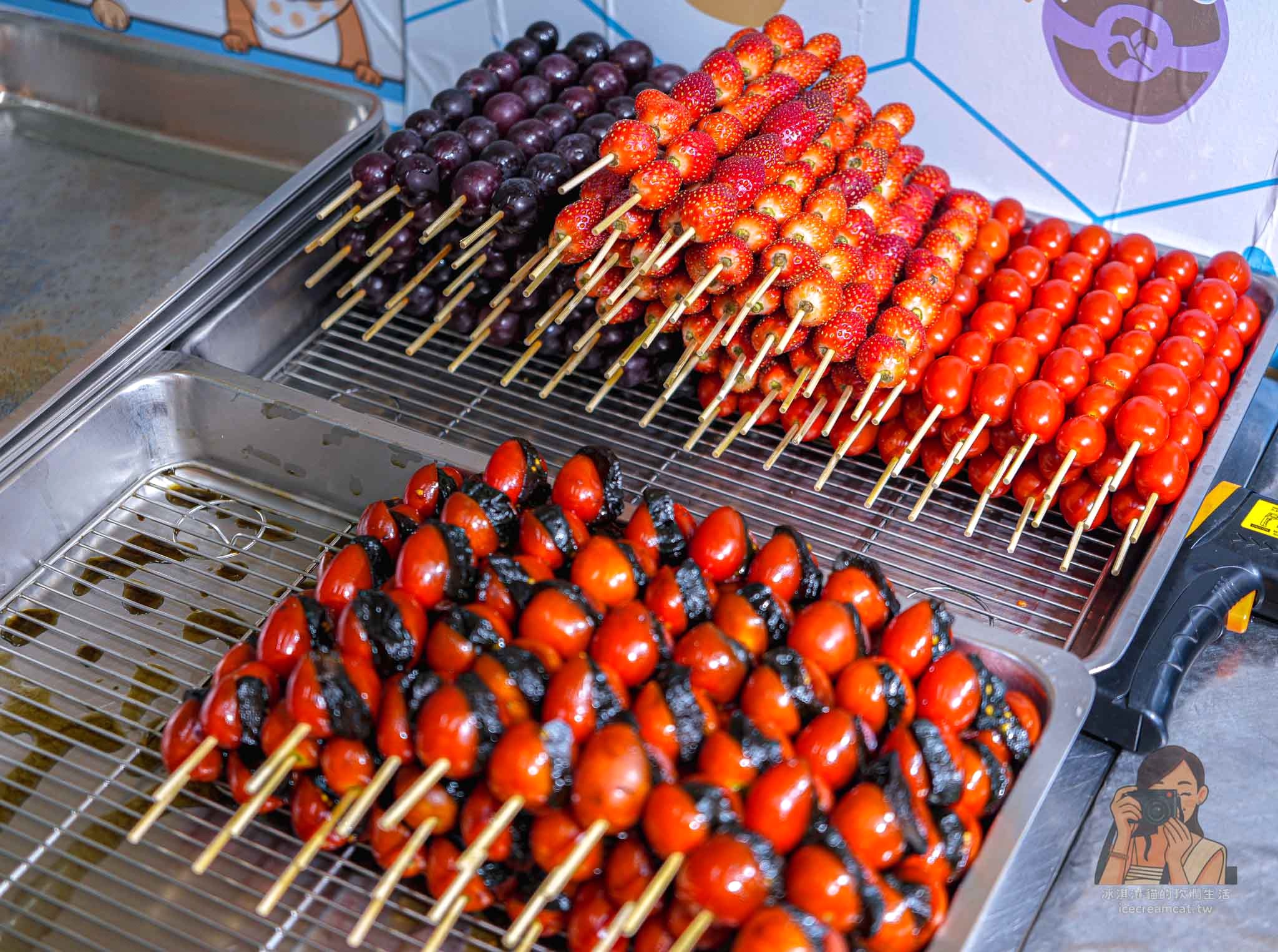 【板橋糖葫蘆】鳥來伯專業糖葫蘆，食尚玩家推薦捷運府中站排隊甜點 @冰淇淋貓的軟爛生活