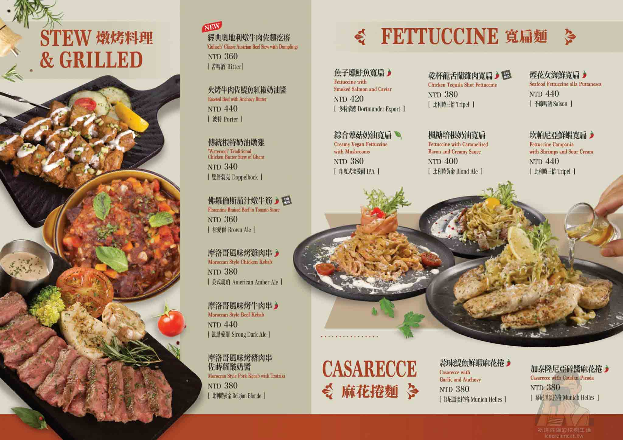 板橋府中【ABV閣樓餐酒館】高樓夜景餐廳推薦，精釀啤酒有特色，近新北耶誕城 @冰淇淋貓的軟爛生活