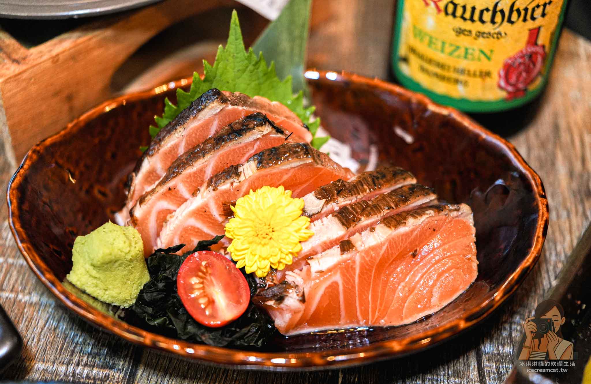 【中山美食】ABV Bar & Kitchen 日式居酒館|稻草燒生魚片、精釀啤酒、聚餐宵夜推薦 @冰淇淋貓的軟爛生活 【中山美食】ABV Bar & Kitchen 日式居酒館|稻草燒生魚片、精釀啤酒、聚餐宵夜推薦 @冰淇淋貓的軟爛生活