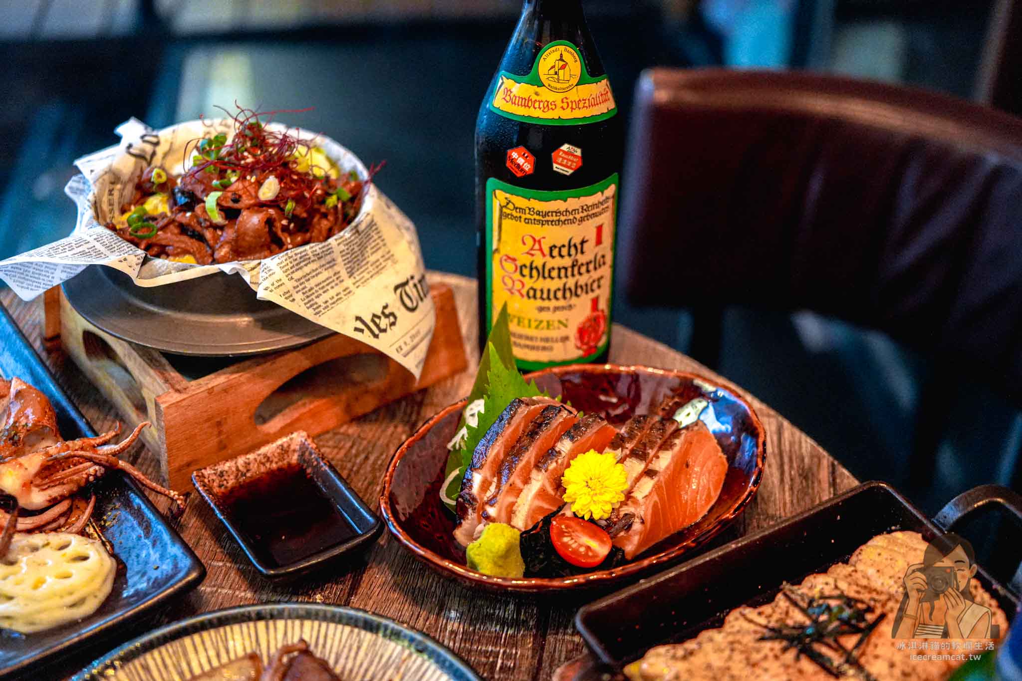 【中山美食】ABV Bar & Kitchen 日式居酒館|稻草燒生魚片、精釀啤酒、聚餐宵夜推薦 @冰淇淋貓的軟爛生活 【中山美食】ABV Bar & Kitchen 日式居酒館|稻草燒生魚片、精釀啤酒、聚餐宵夜推薦 @冰淇淋貓的軟爛生活