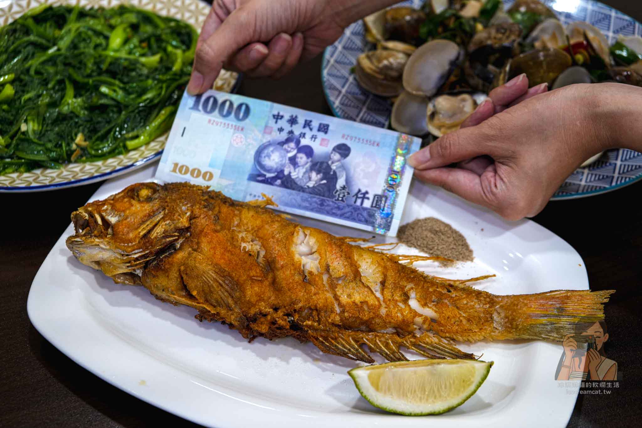 【宜蘭壯圍美食】阿國海鮮｜現撈海鮮無菜單點法、食尚玩家推薦、附停車場 @冰淇淋貓的軟爛生活