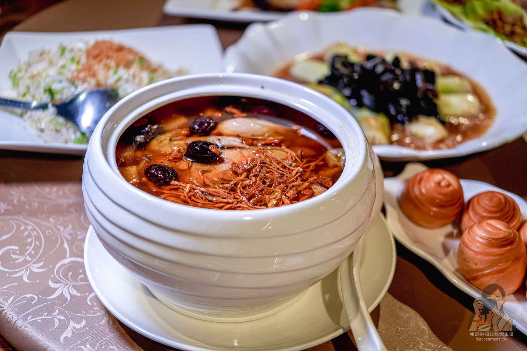 【晶櫻會館粵滬創意料理】松山區桌菜推薦，敦化北路商務宴客與聚餐首選 @冰淇淋貓的軟爛生活