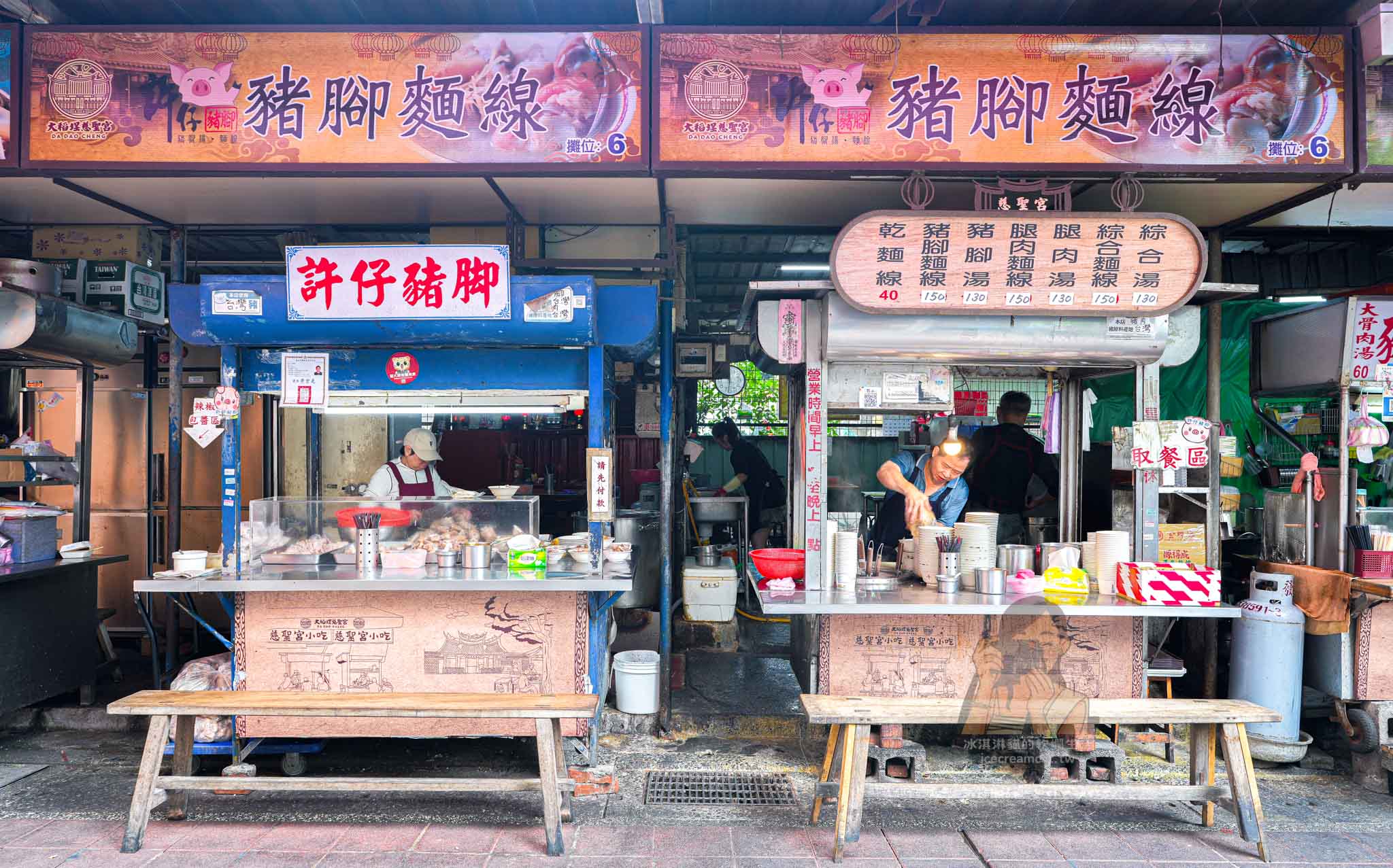 【北投美食】矮仔財滷肉飯北投市場必吃黑金蹄膀！CNN評選台灣小吃推薦 @冰淇淋貓的軟爛生活