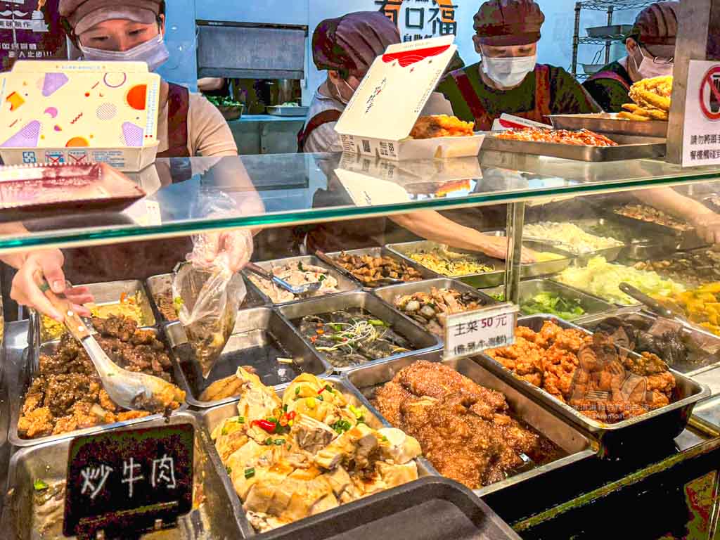 【有口福自助餐】北投石牌平價自助餐推薦，百元便當主菜＋4配菜超划算 @冰淇淋貓的軟爛生活