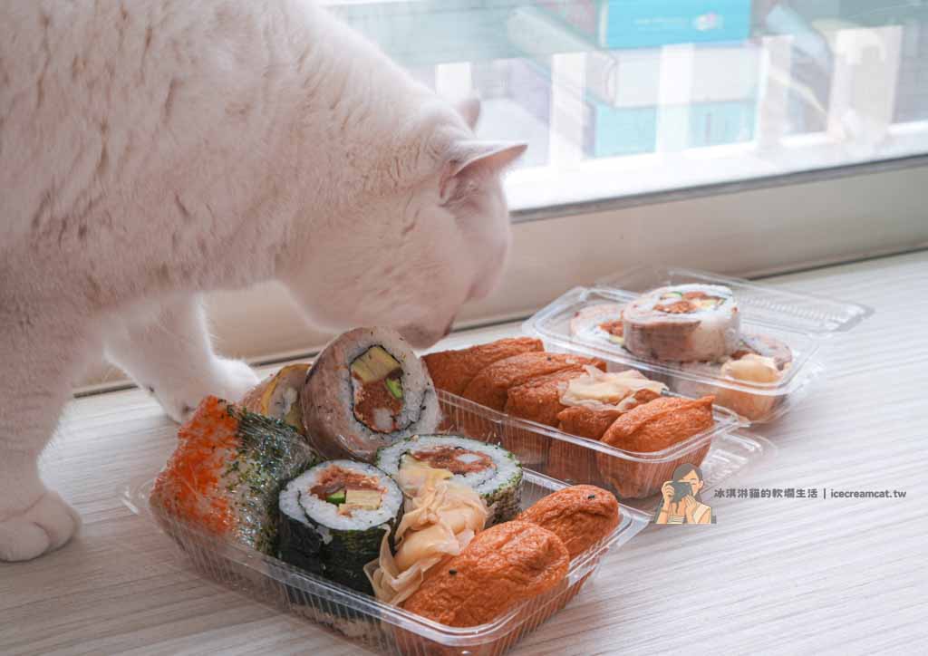 【松竹梅壽司】士林劍潭美食平價壽司，必吃芋頭壽司與花壽司排隊外帶老店 @冰淇淋貓的軟爛生活