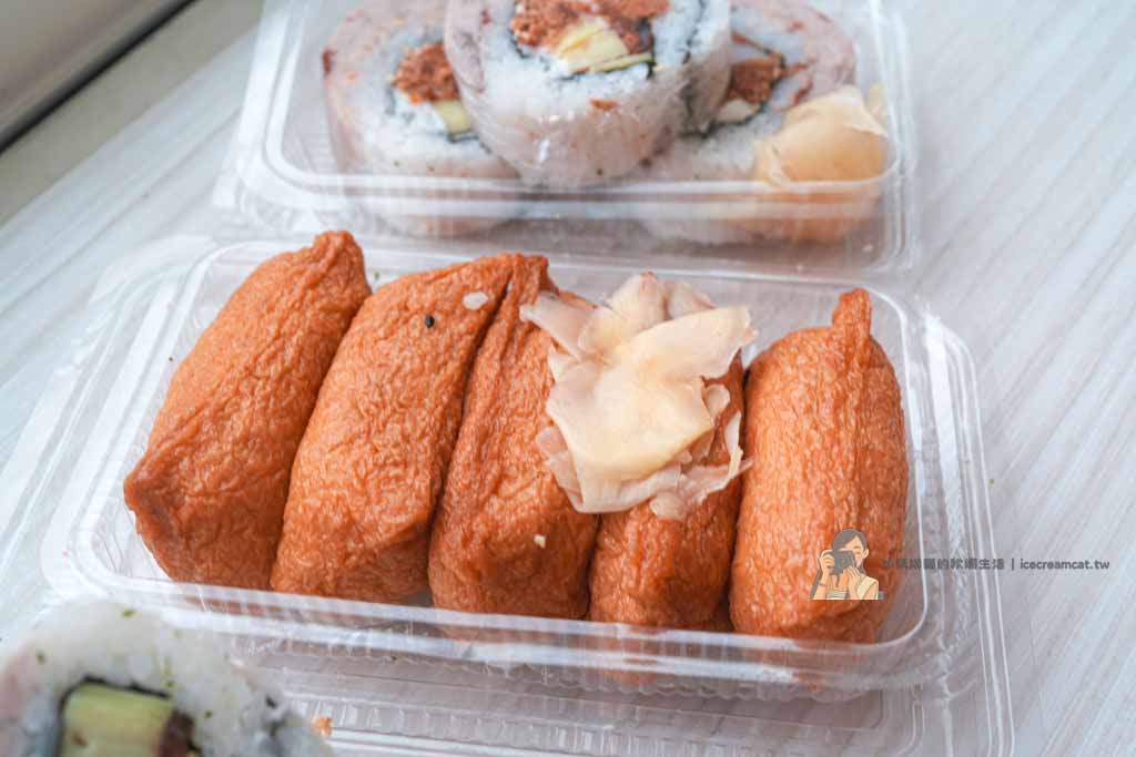 【松竹梅壽司】士林劍潭美食平價壽司，必吃芋頭壽司與花壽司排隊外帶老店 @冰淇淋貓的軟爛生活