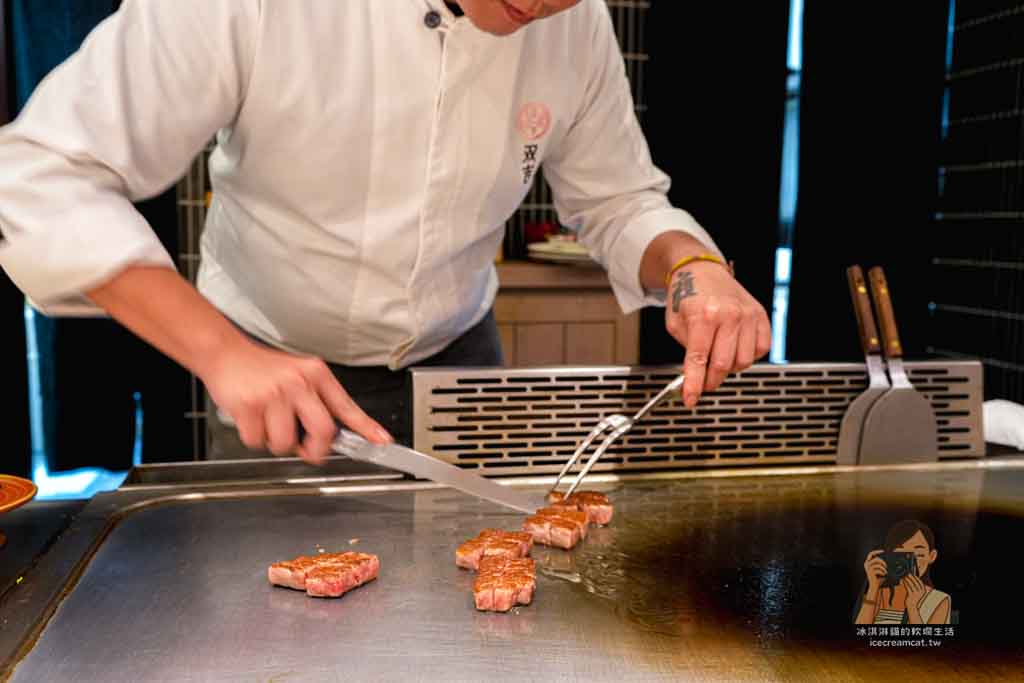 双吉 Teppanyaki 南京復興無菜單鐵板燒｜2080元有鮑魚龍蝦A5和牛12道料理 @冰淇淋貓的軟爛生活