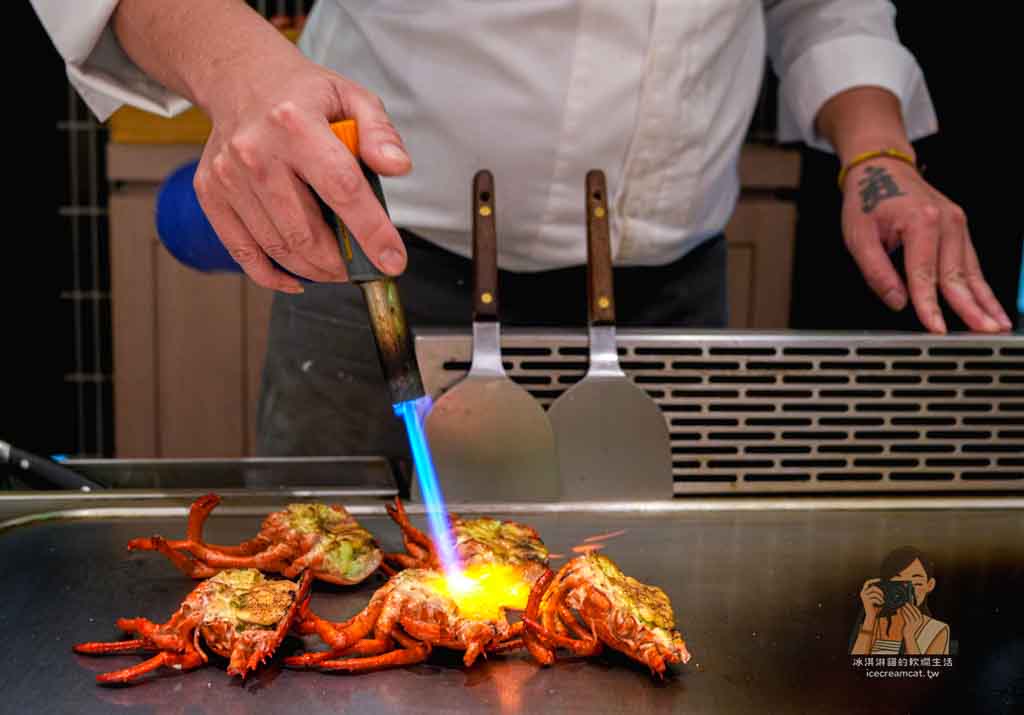 双吉 Teppanyaki 南京復興無菜單鐵板燒｜2080元有鮑魚龍蝦A5和牛12道料理 @冰淇淋貓的軟爛生活