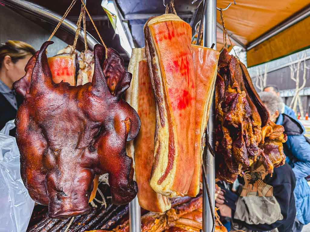 桂來標湖南臘肉【台北石牌美食】冬季限定排隊臘肉攤，臘肉香腸臘腸必買 @冰淇淋貓的軟爛生活