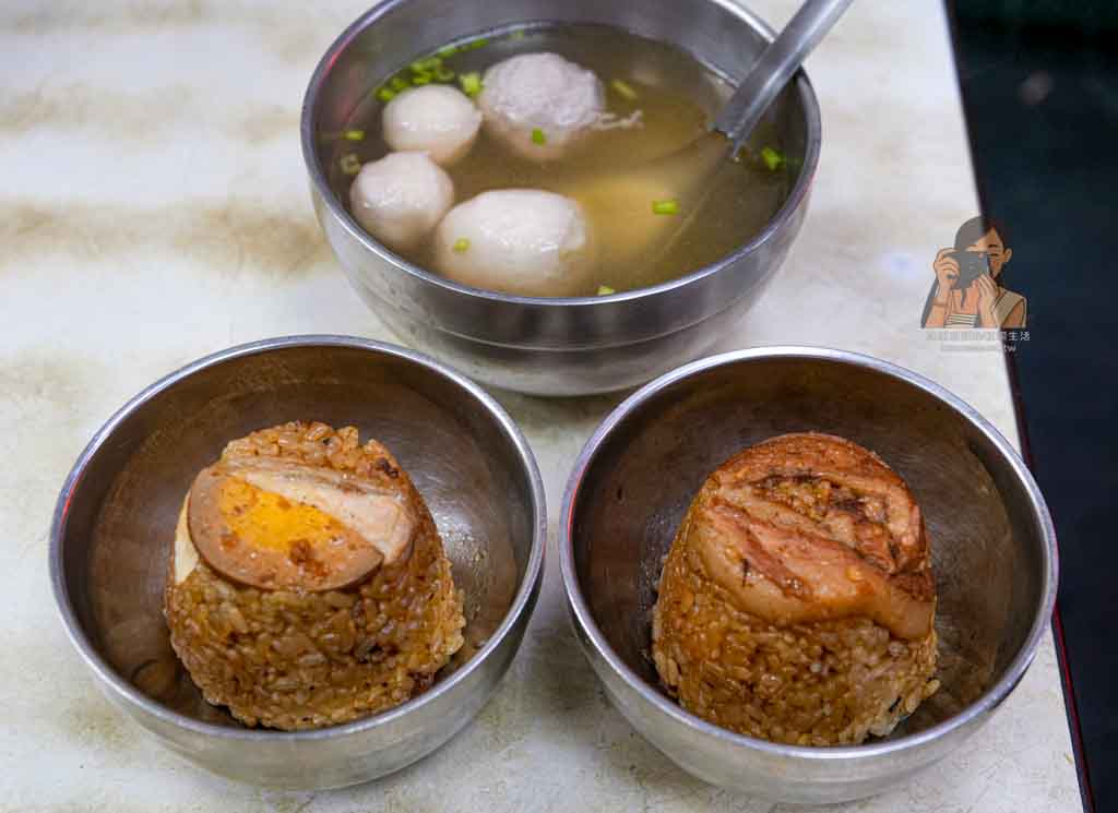 【大橋頭美食】大橋頭筒仔米糕 延三夜市必吃小吃，大同區米其林必比登推薦 @冰淇淋貓的軟爛生活