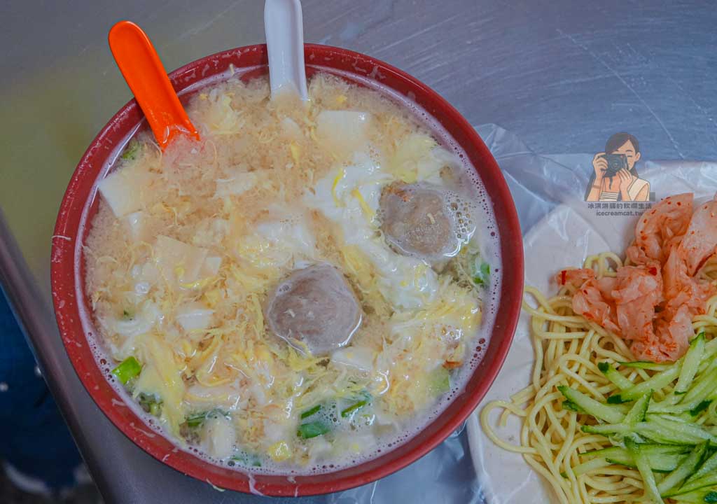 大同區美食｜徐記涼麵 延三夜市涼麵40年老店菜單必點味噌湯，大橋頭美食 @冰淇淋貓的軟爛生活