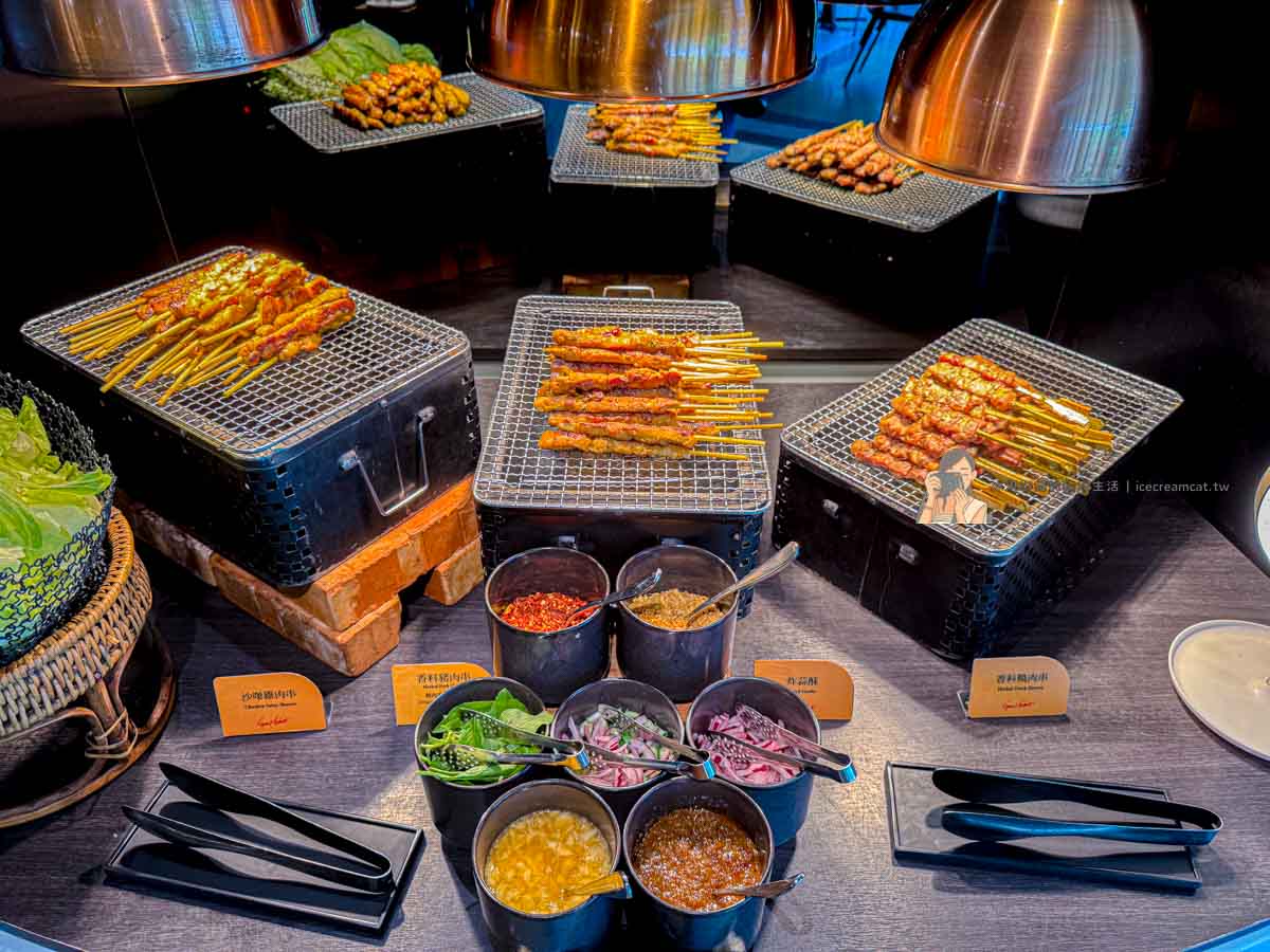 【大直美食】泰市場吃到飽大直英迪格店訂位、價格，台北自助餐推薦(晶華酒店集團) @冰淇淋貓的軟爛生活