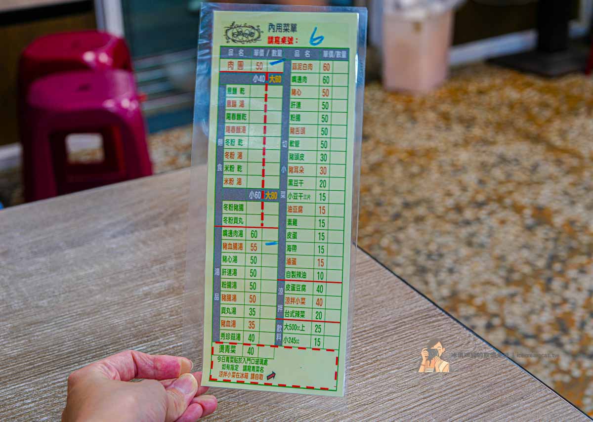 【江子翠美食】石頭肉圓豬血腸湯推薦，板橋老店銅板小吃（菜單）美鳳姐也愛 @冰淇淋貓的軟爛生活