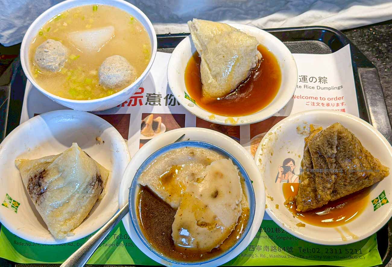王記府城肉粽2026｜台北松山美食推薦，黃仁勳愛店！八德路南部粽菜單 @冰淇淋貓的軟爛生活