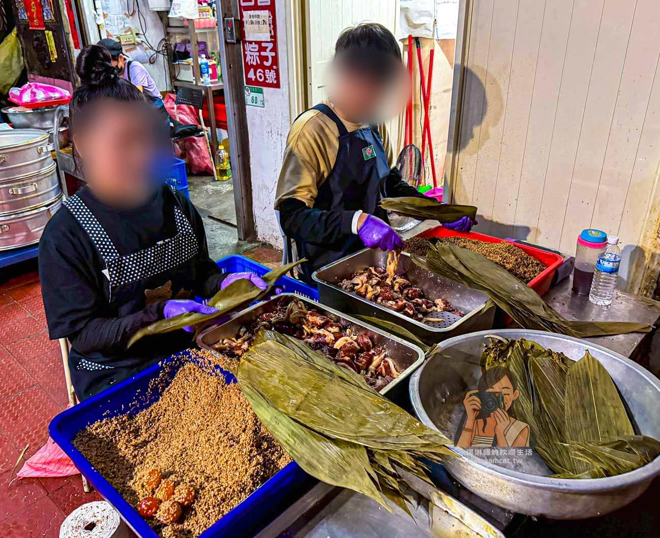 【四喜肉粽】大安美食信維市場湖州粽，四喜食品行隱藏市場2樓名店（菜單） @冰淇淋貓的軟爛生活