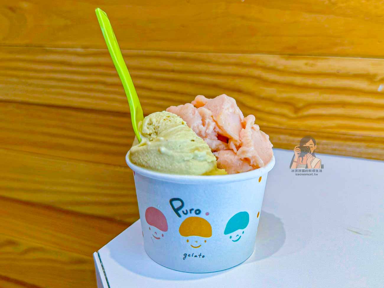【Puro Gelato】天母美食 遠赴義大利學藝，台北必吃義式 Gelato(菜單) @冰淇淋貓的軟爛生活