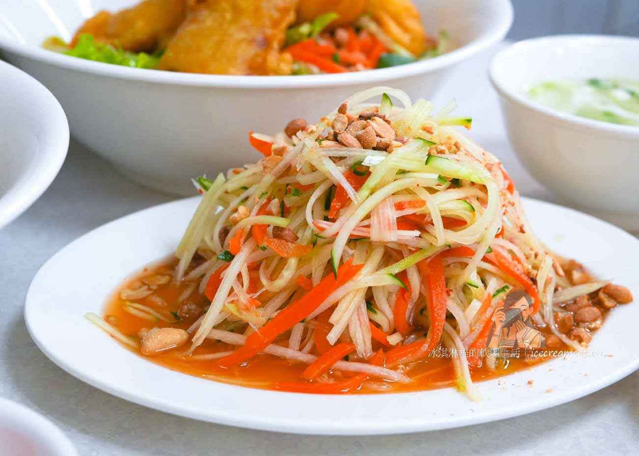 【珍好呷越南河粉】天母士東市場美食，500碗推薦牛肉河粉、炸雞柳菜單必點 @冰淇淋貓的軟爛生活