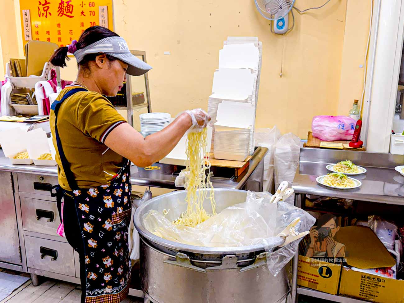 【民生社區美食】屏東任家涼麵｜南京三民站人氣粗麵涼麵、菜單價格推薦 @冰淇淋貓的軟爛生活