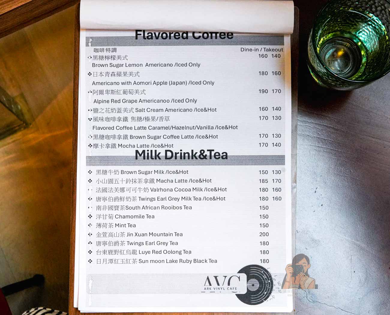 【AVC Coffee Roasters】台北中山區黑膠咖啡廳，自家烘焙咖啡（行天宮站美食） @冰淇淋貓的軟爛生活